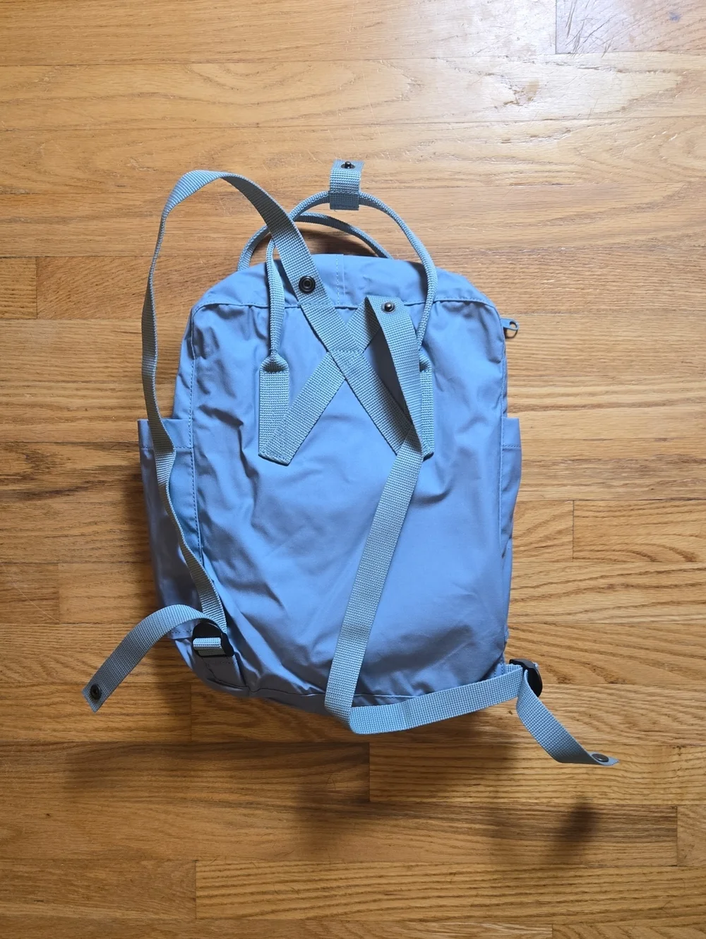 Fjallraven Kanken blue backpack